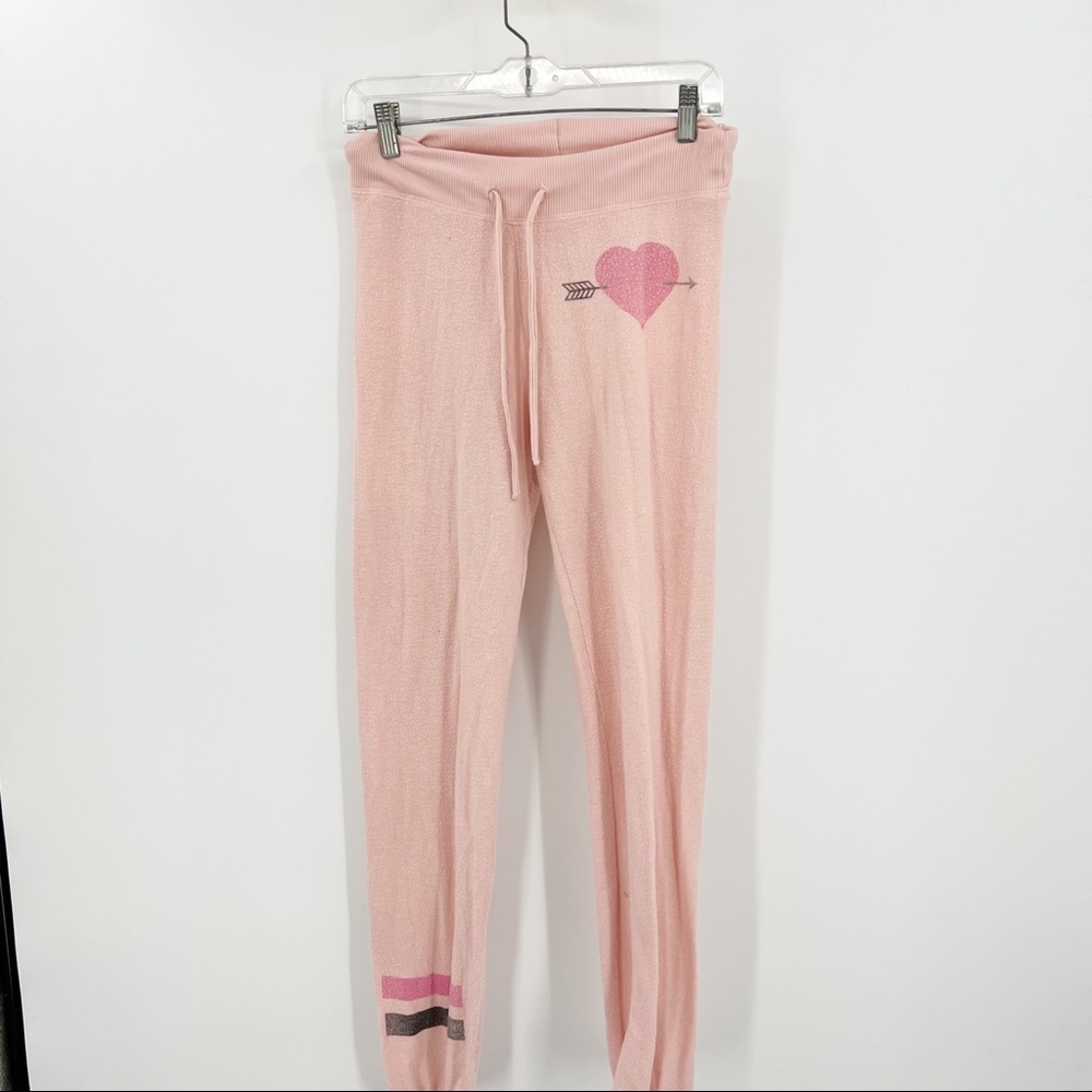 Junk  Food Pink Sweatpants Small
